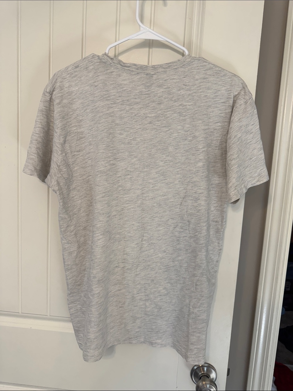 Next Level Apparel Light Heather Gray Tee chick-fil-A, target coffee - Picture 4 of 4